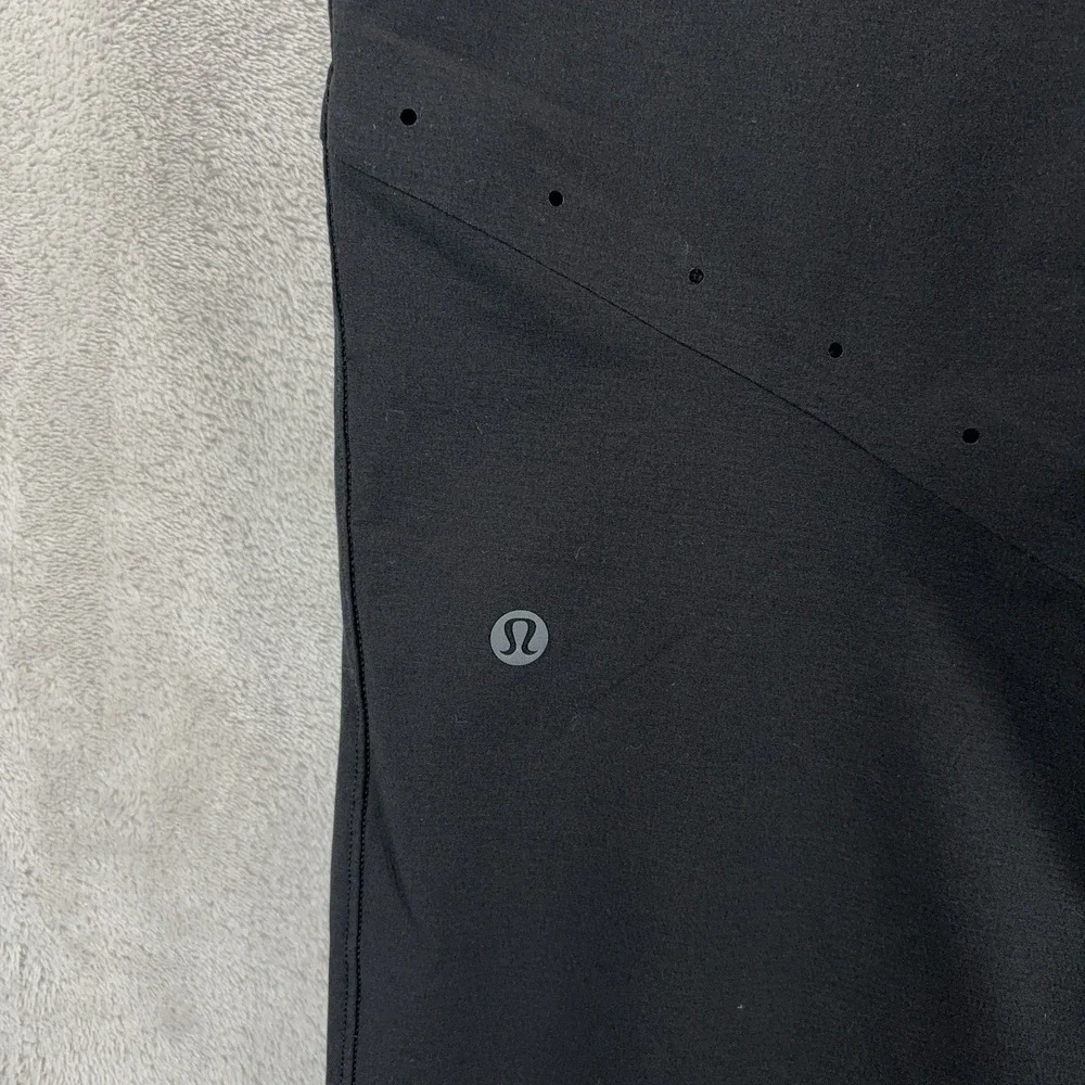 Lululemon License To Train Joggers Mens Small Black Tapered Drawstring Pants